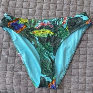 NWOT OV Tropical Swim Bikini Bottom